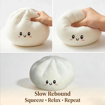 2026 New Stress Relief Glitter Squishy Dumpling Toy | Cute & Fun Squeeze Toy for All Ages | Sensory Autism Gift, Adorable Gyoza Shape