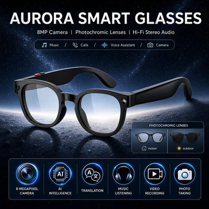 Capture Life in Style with Sightflow Smart AI Camera Glasses! 📸✨ Enjoy 8MP Photos, UV Protection, Real-Time Translation in 160+ Languages, and Hands-Free Audio. Perfect for Travel and Daily Adventures! 🌍🎧 #SmartGlasses #TechForTravel