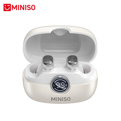 MINISO MS105 Wireless Earbuds Bluetooth 6.0 Earphones, in Ear Earbuds,Waterproof Wireless Earphones, Suitable for Office, Sports, Study and Audio Calls, Built in Microphone, Gaming Bluetooth Headphones