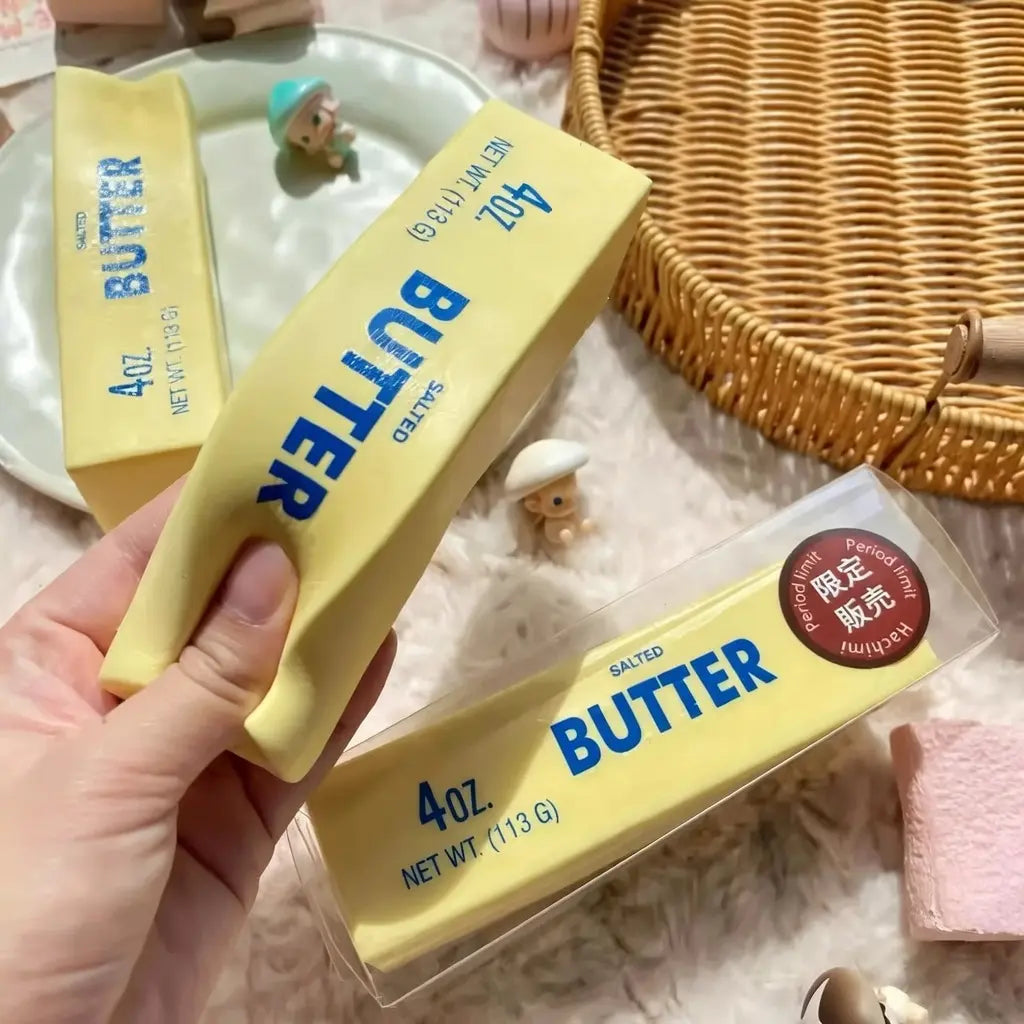 5.51 Inch ASMR Butter Squishy Stick Super Soft Slow Rising Fidget Toy Stress Relief Sensory Squeeze Non-Toxic Decompression Toy for Teens Adults