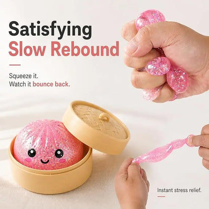 Random Colors Multi-Quantity Gift Squeeze Baozi Toys, Holiday Party Supplies, Party Prize Bag Awards, Squeeze Fun Gift for Kids, Adding Life Fun, Holiday Party Activity Gift Supply, for Halloween Christmas Thanksgiving Gifts